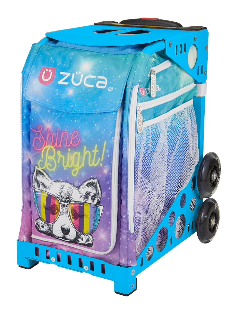 Shine Bright Sport + Lunchbox - Blue_frame_flashing_wheels