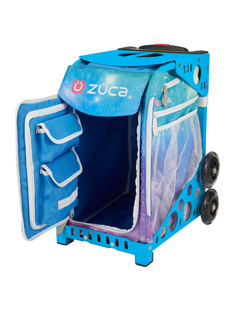 Shine Bright Sport + Lunchbox - Blue_frame_flashing_wheels