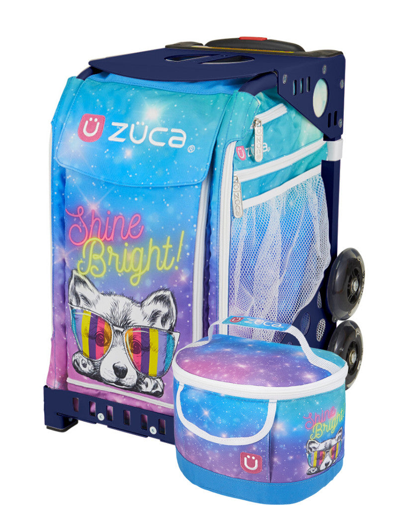 Shine Bright Sport + Lunchbox - Navy_frame_flashing_wheels