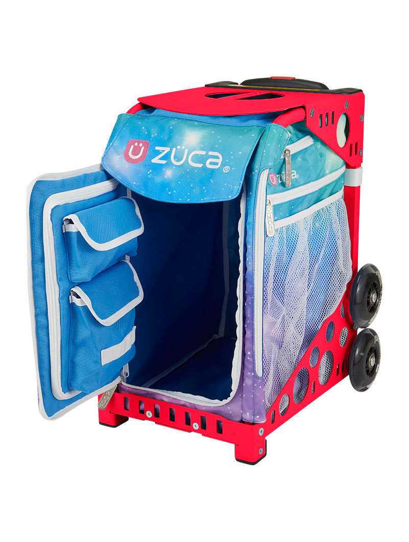 Shine Bright Sport + Lunchbox - Red_frame_flashing_wheels