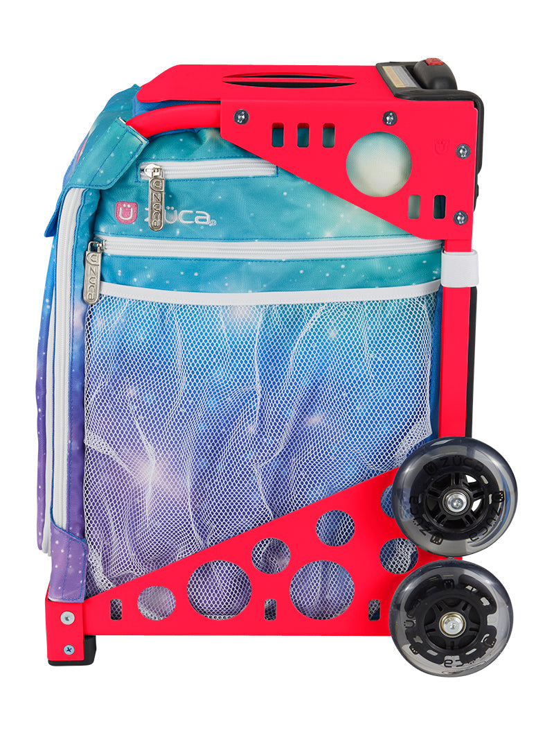Shine Bright Sport + Lunchbox - Red_frame_flashing_wheels