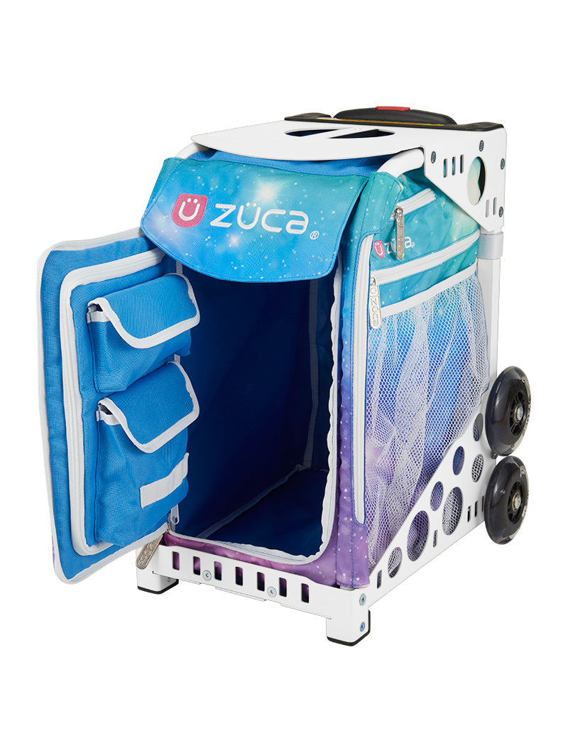 Shine Bright Sport + Lunchbox - White_frame_flashing_wheels