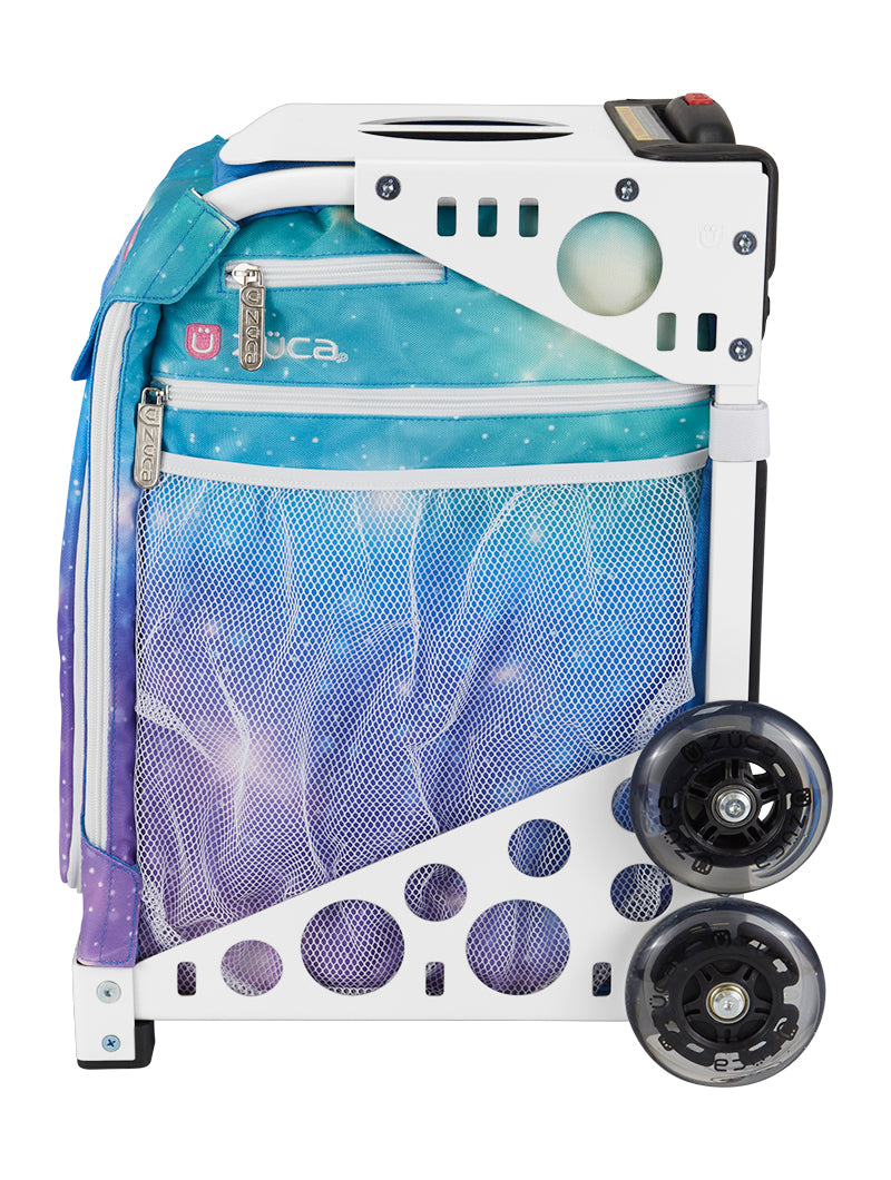 Shine Bright Sport + Lunchbox - White_frame_flashing_wheels