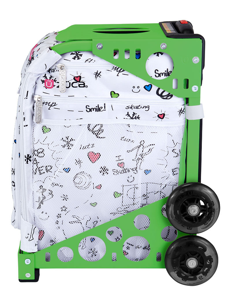 SK8 Sport - Green_frame_flashing_wheels