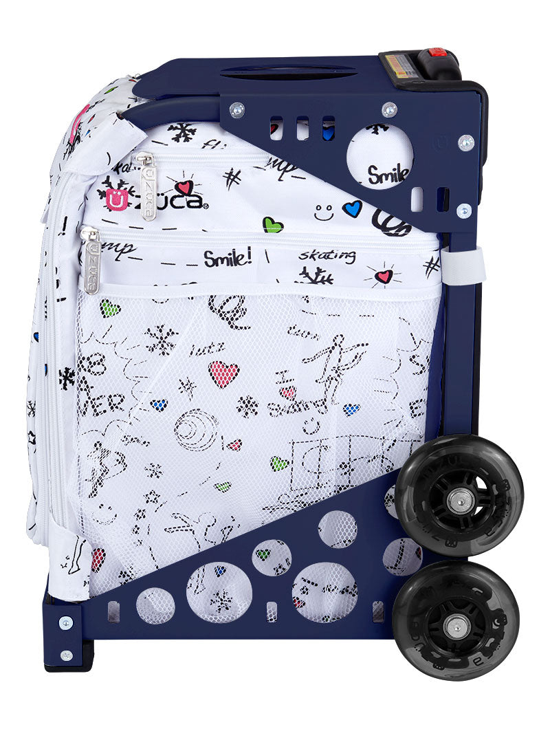 SK8 Sport - Navy_frame_flashing_wheels