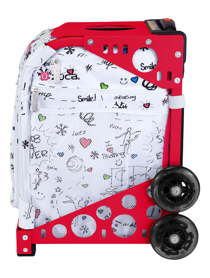 SK8 Sport - Red_frame_flashing_wheels