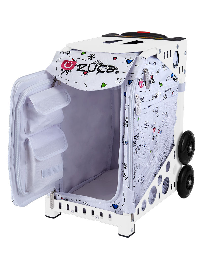 SK8 Sport - White_frame_flashing_wheels