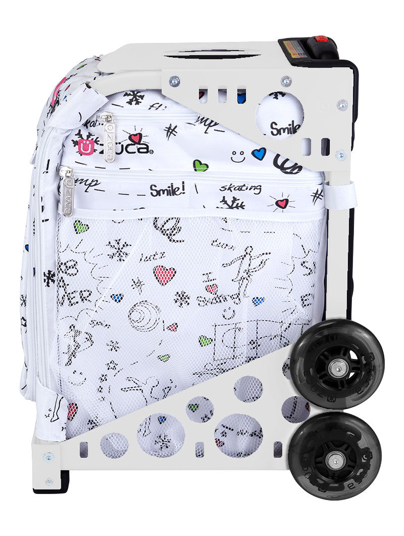 SK8 Sport - White_frame_flashing_wheels