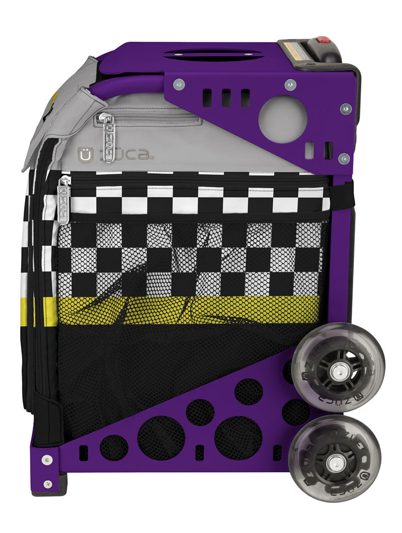 Sk8ter Block Sport + Lunchbox - Purple_frame_flashing_wheels
