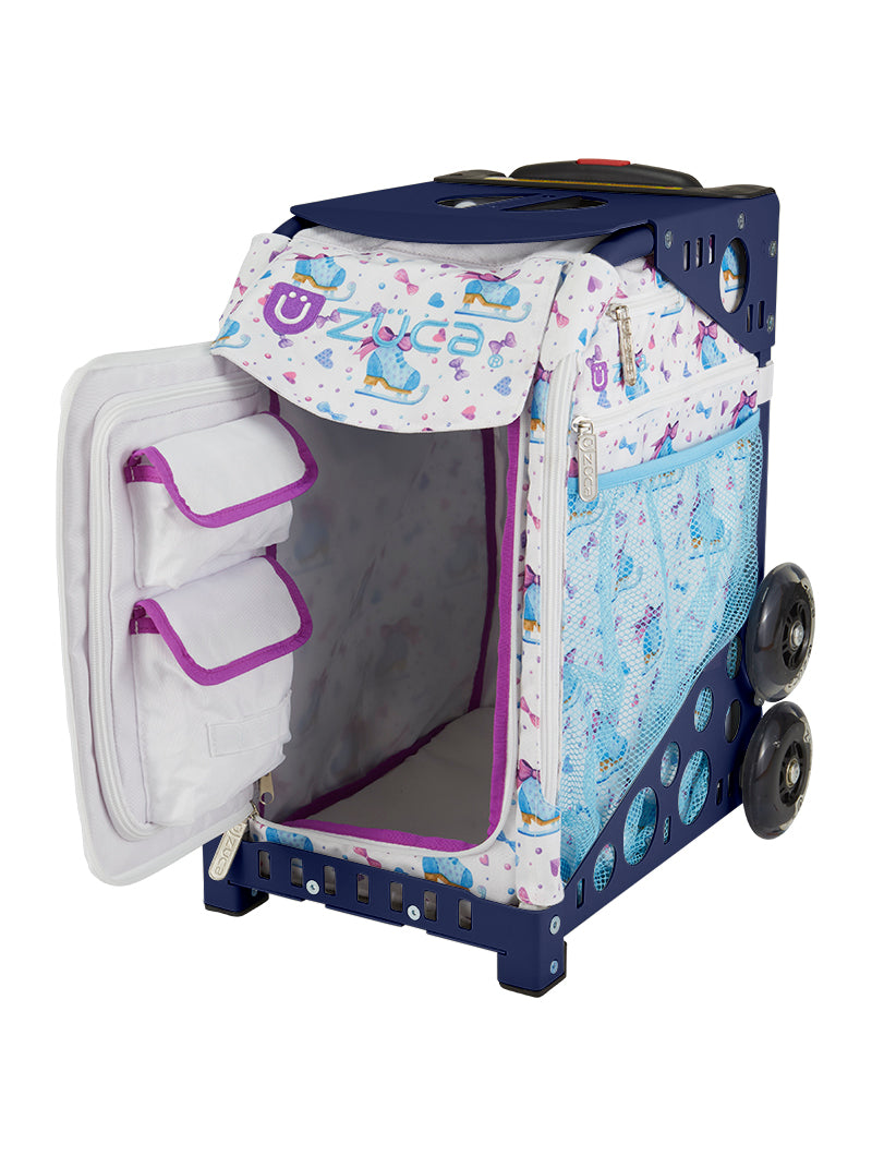 Skate Style Sport - Navy_frame_flashing_wheels