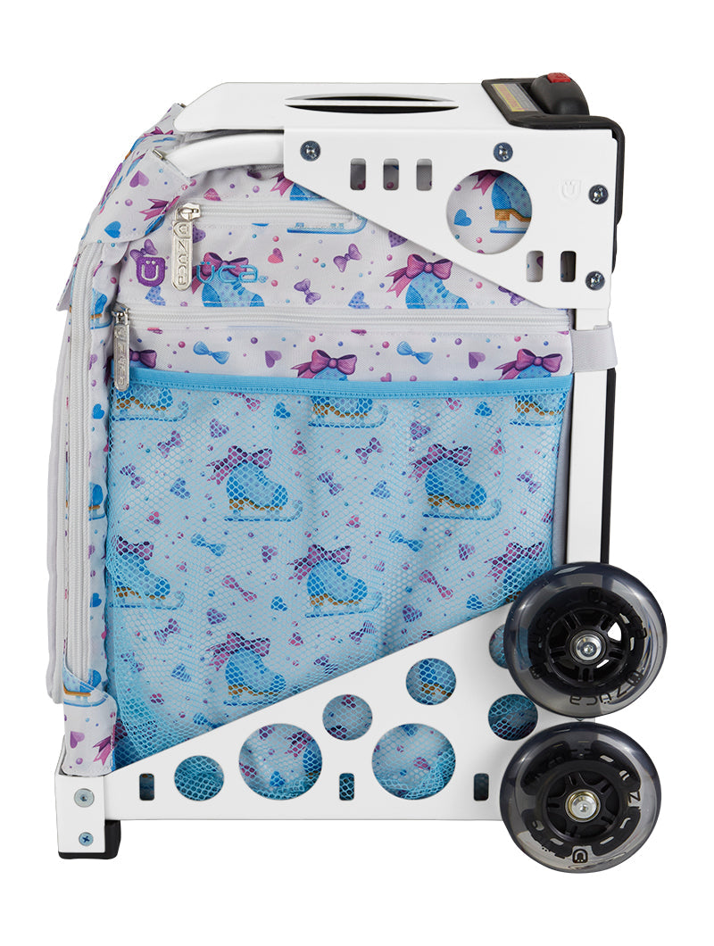 Skate Style Sport - White_frame_flashing_wheels