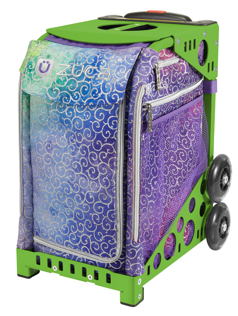 Sparkle 'N Swirlz Sport - Green_frame_flashing_wheels