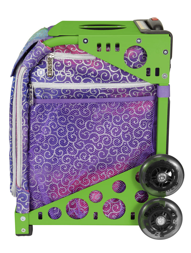 Sparkle 'N Swirlz Sport - Green_frame_flashing_wheels