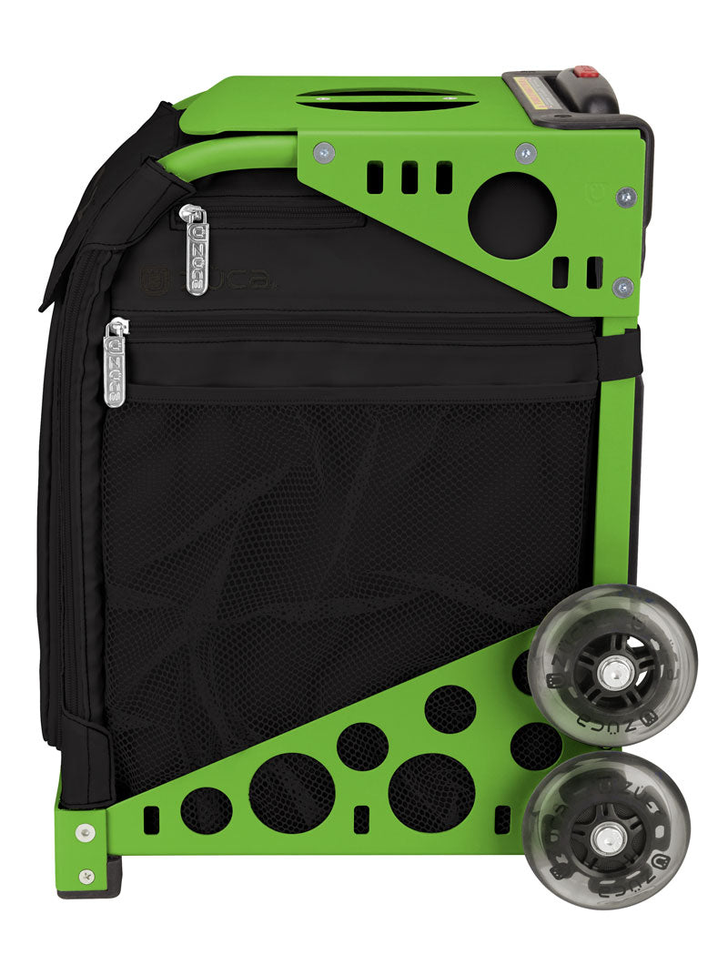 Stealth Sport - Green_frame_flashing_wheels