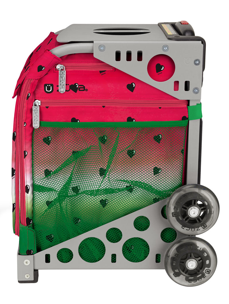 Watermelon Dew Sport - Gray_frame_flashing_wheels