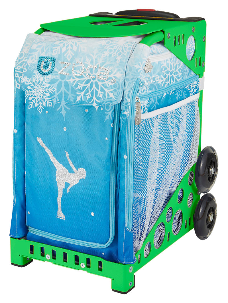 Winter Waltz Sport - Green_frame_flashing_wheels