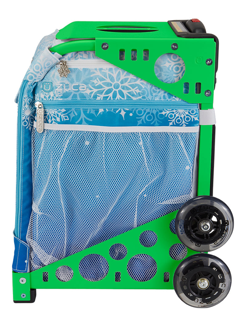 Winter Waltz Sport - Green_frame_flashing_wheels