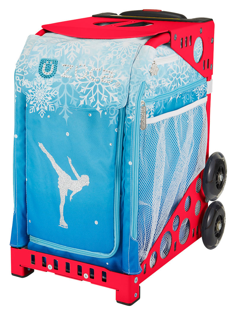 Winter Waltz Sport - Red_frame_flashing_wheels