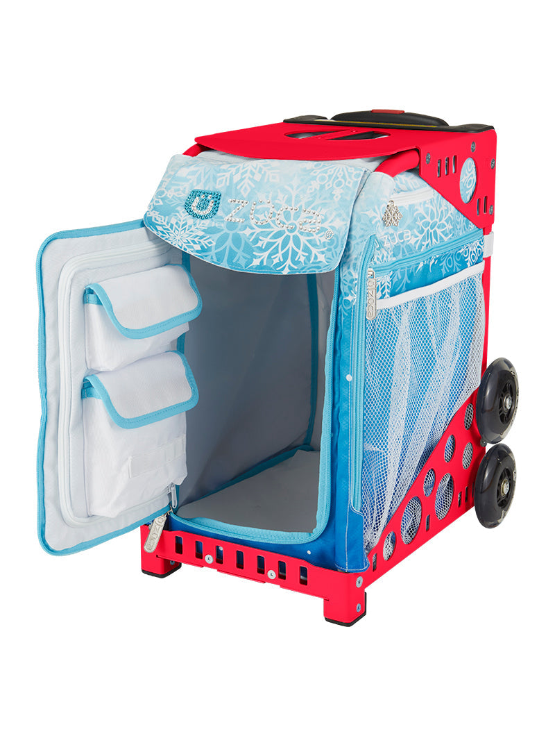 Winter Waltz Sport - Red_frame_flashing_wheels