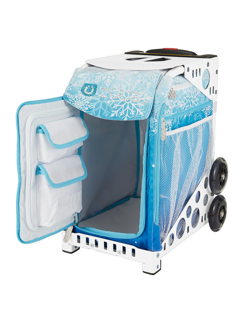 Winter Waltz Sport - White_frame_flashing_wheels
