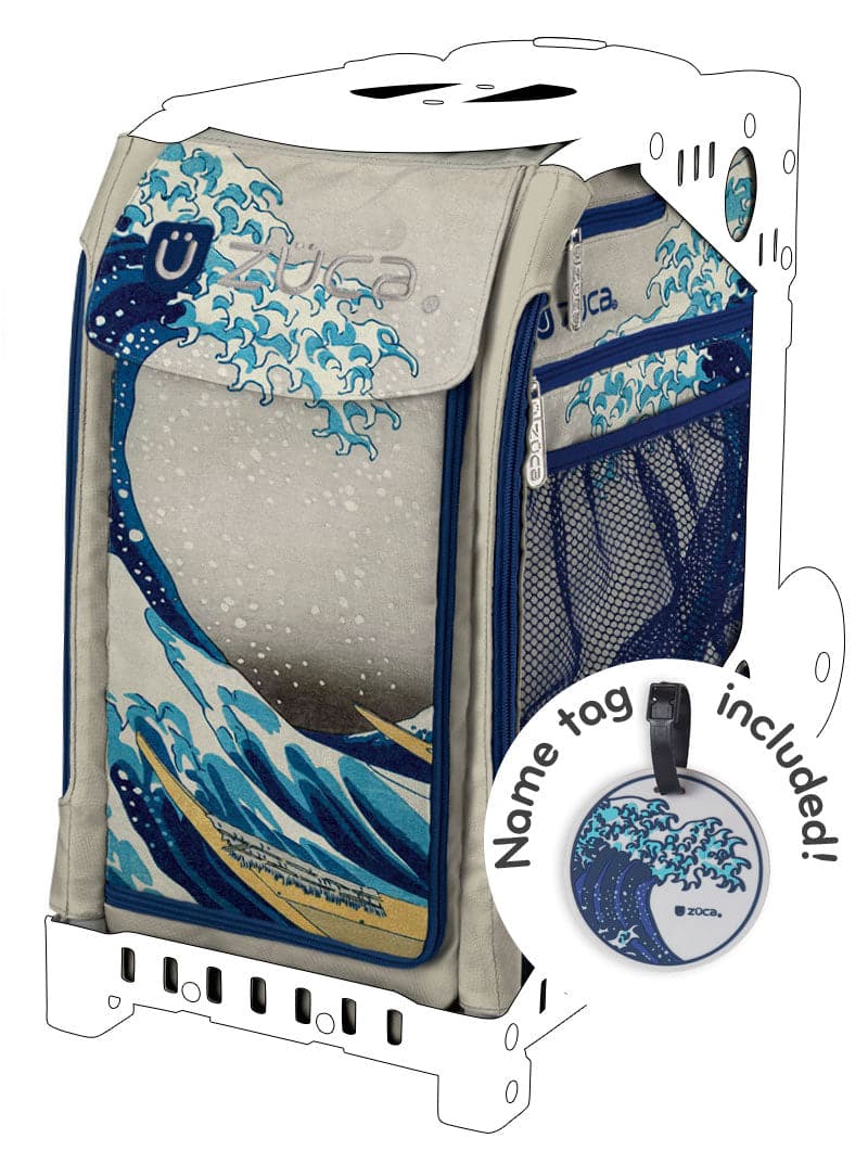 Sport Insert Bag & Name Tag Great Wave