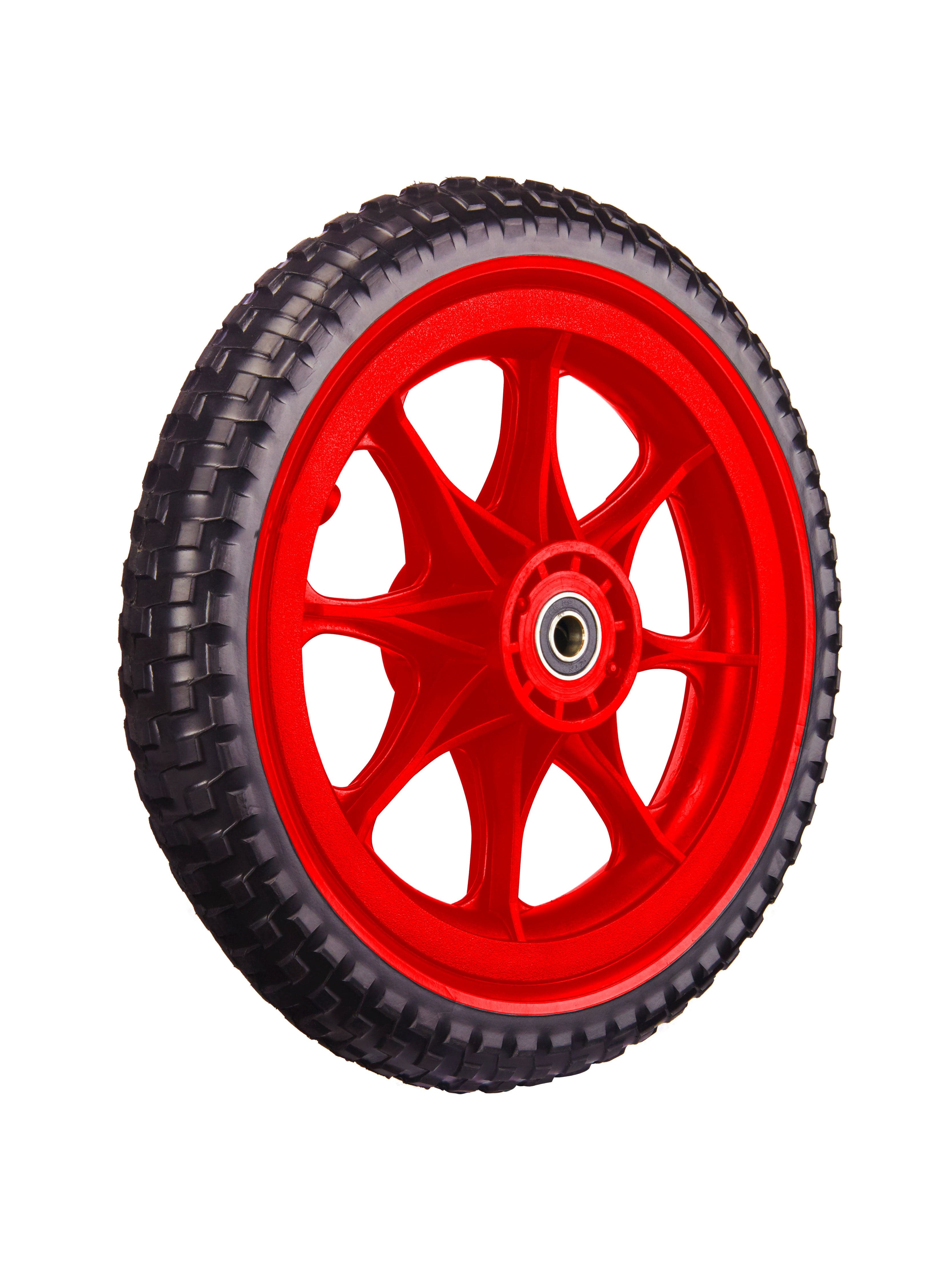 All-Terrain Tubeless Foam Wheel - red