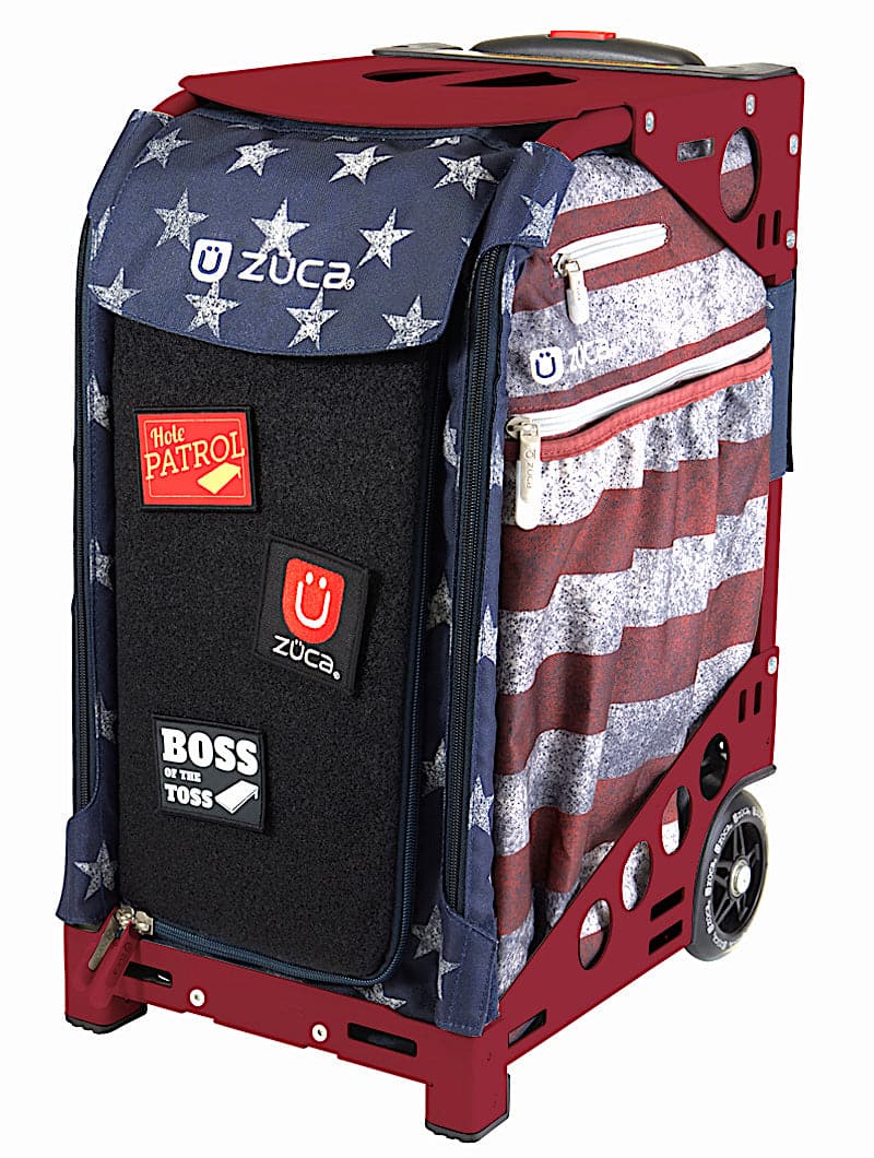 Cornhole Pro Old Glory - candy red