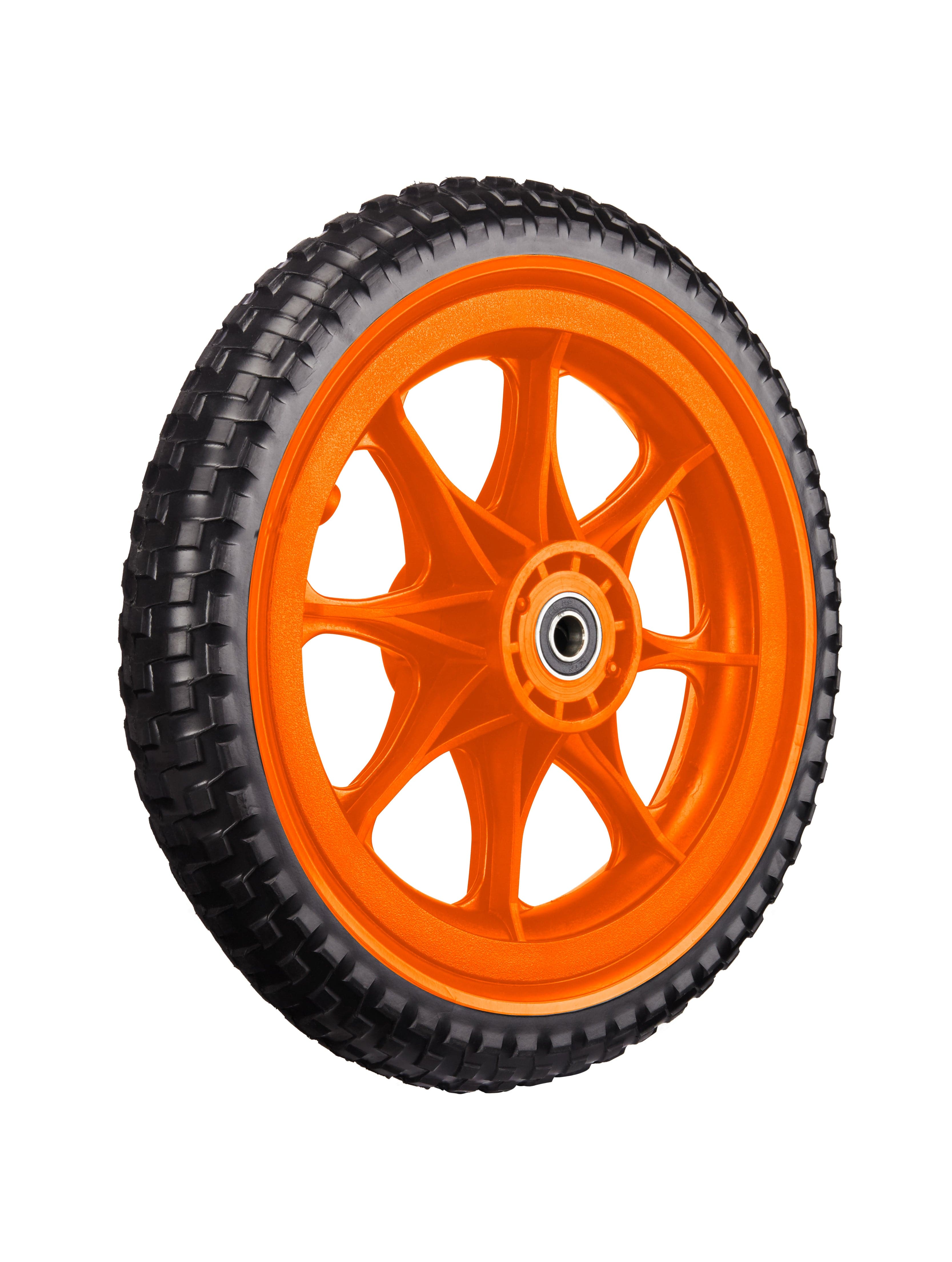 All-Terrain Tubeless Foam Wheel - orange