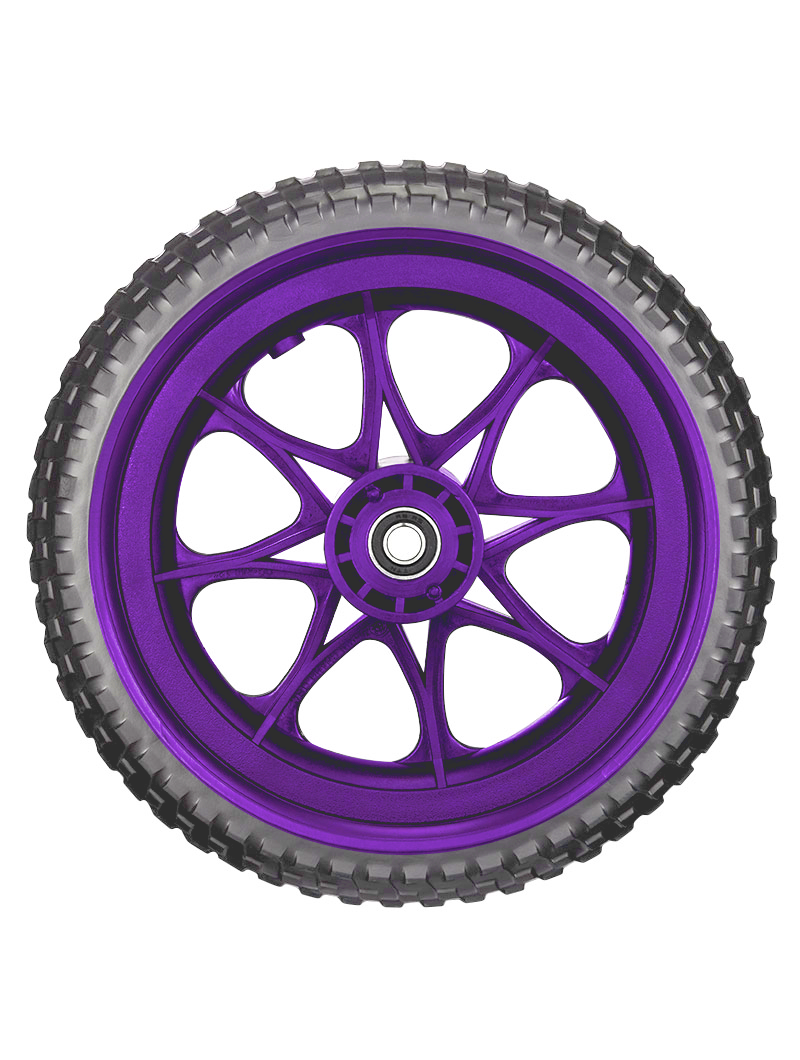 All-Terrain Tubeless Foam Wheel - purple