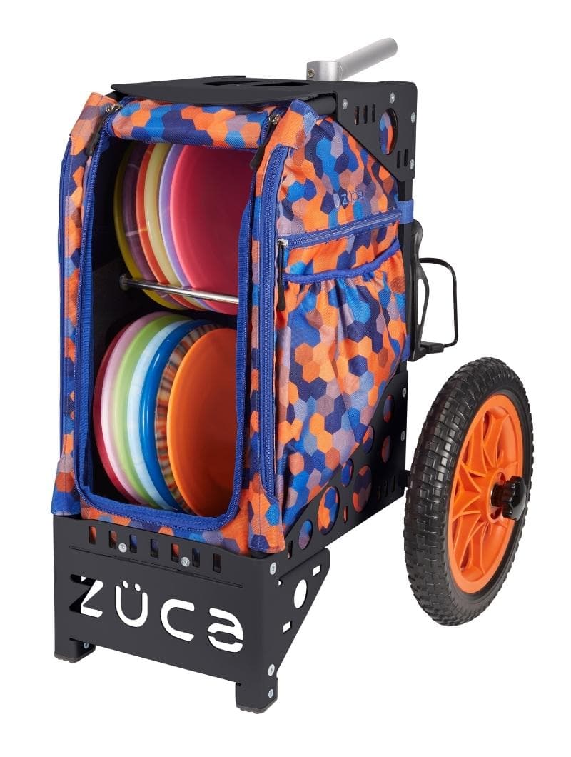 Garrett Gurthie Disc Golf Cart - black/orange wheels