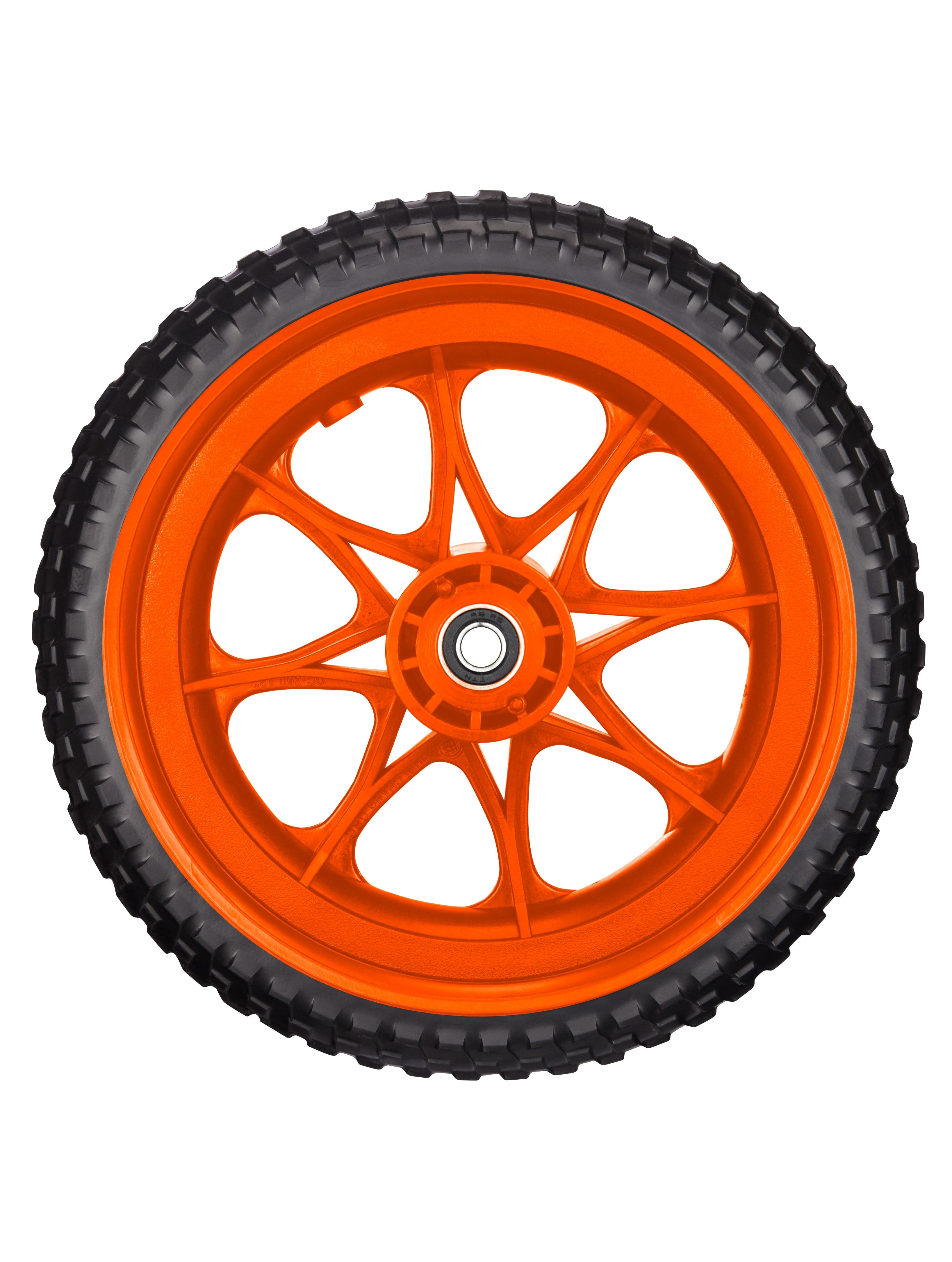All-Terrain Tubeless Foam Wheel - orange