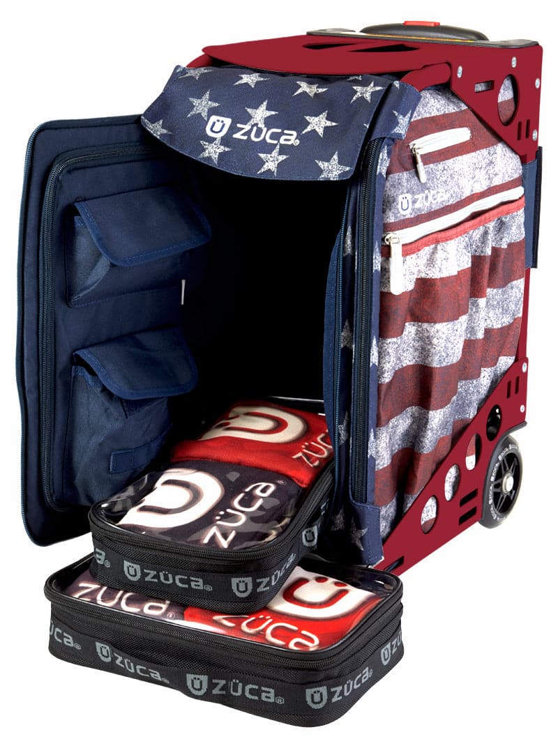 Cornhole Pro Old Glory - candy red