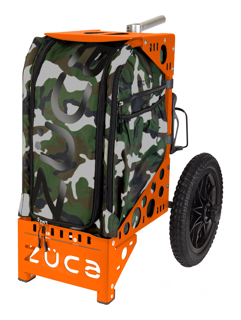 Disc Golf Cart Camo - orange