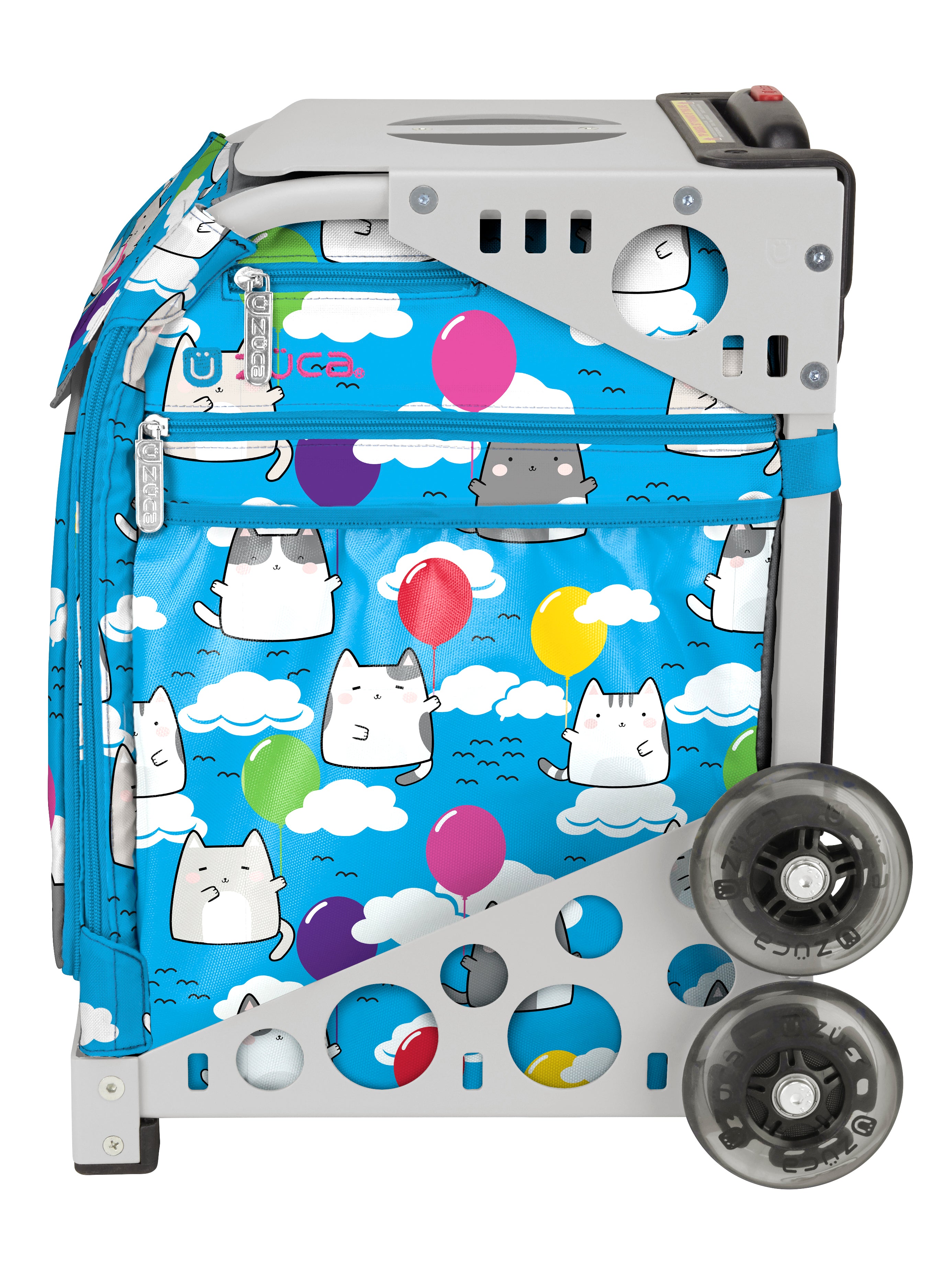 Aero Kitties Sport + Lunchbox - Gray_frame_flashing_wheels