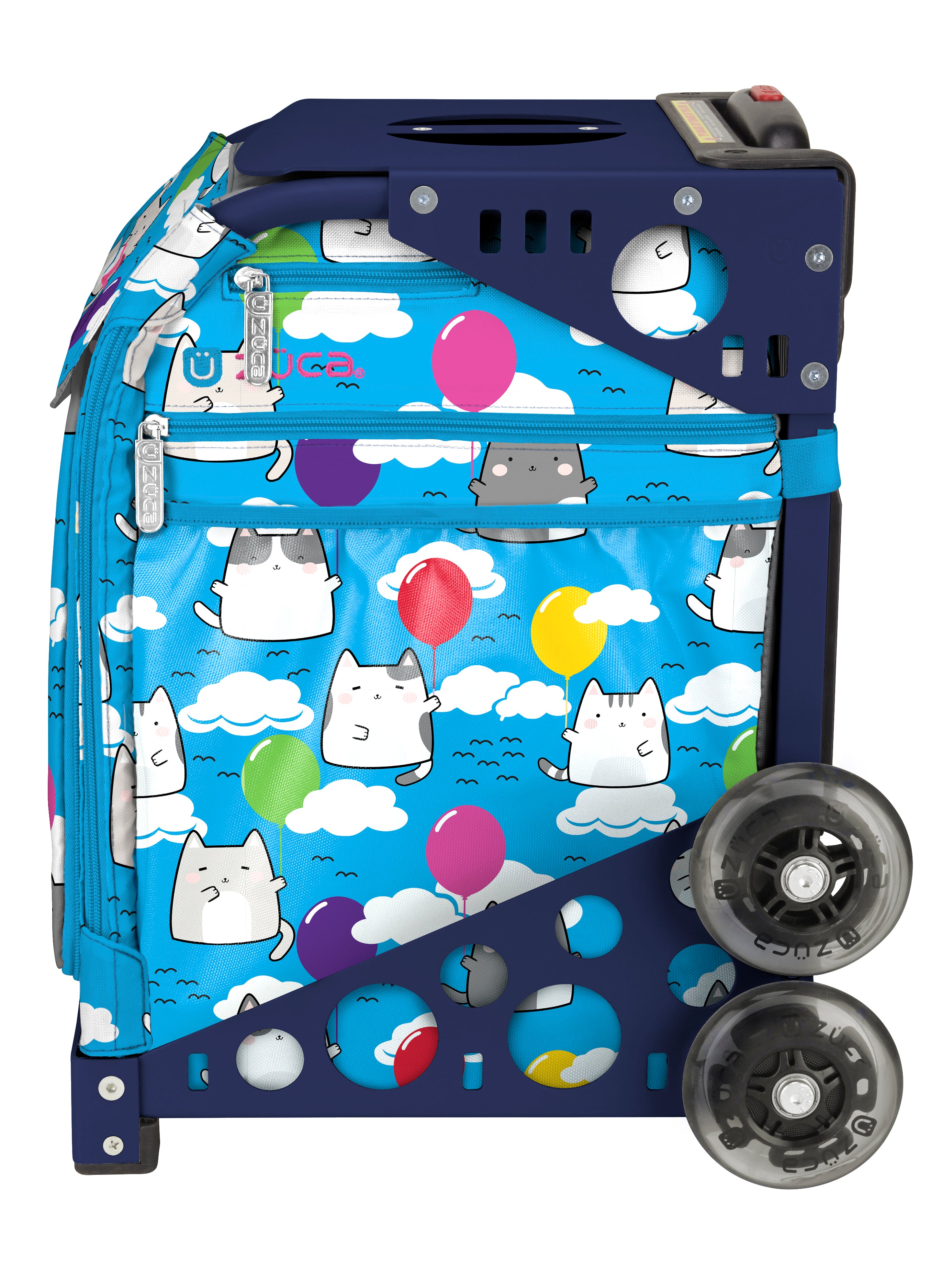 Aero Kitties Sport + Lunchbox - Navy_frame_flashing_wheels