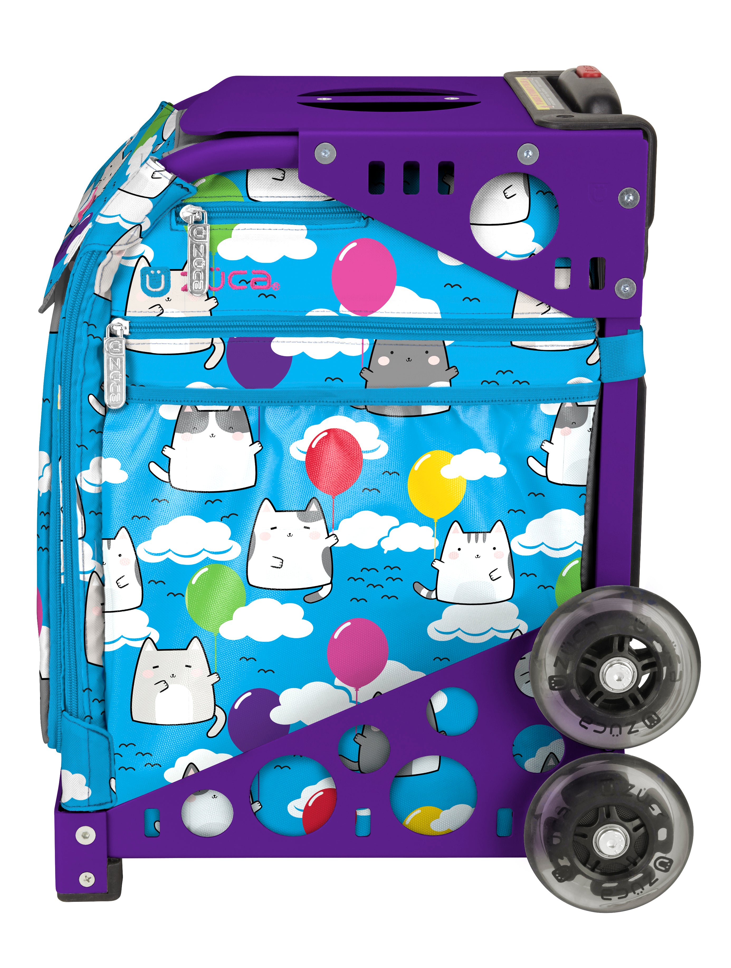 Aero Kitties Sport + Lunchbox - Purple_frame_flashing_wheels