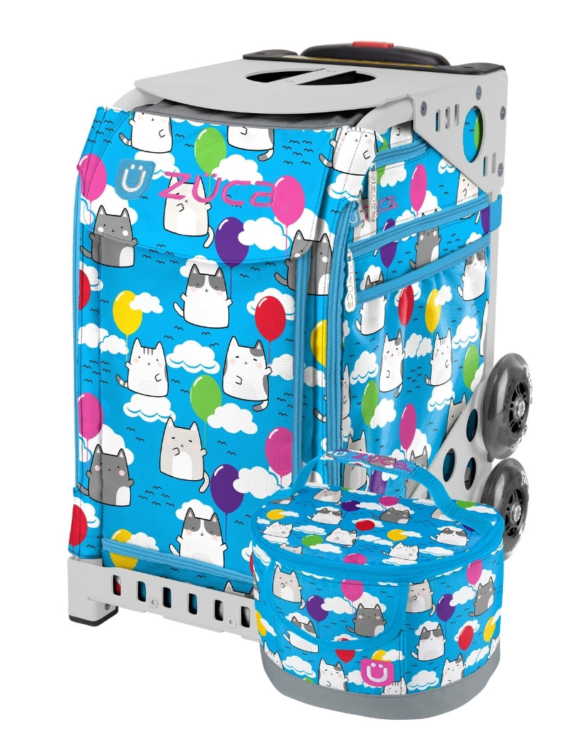 Aero Kitties Sport + Lunchbox - Gray_frame_flashing_wheels