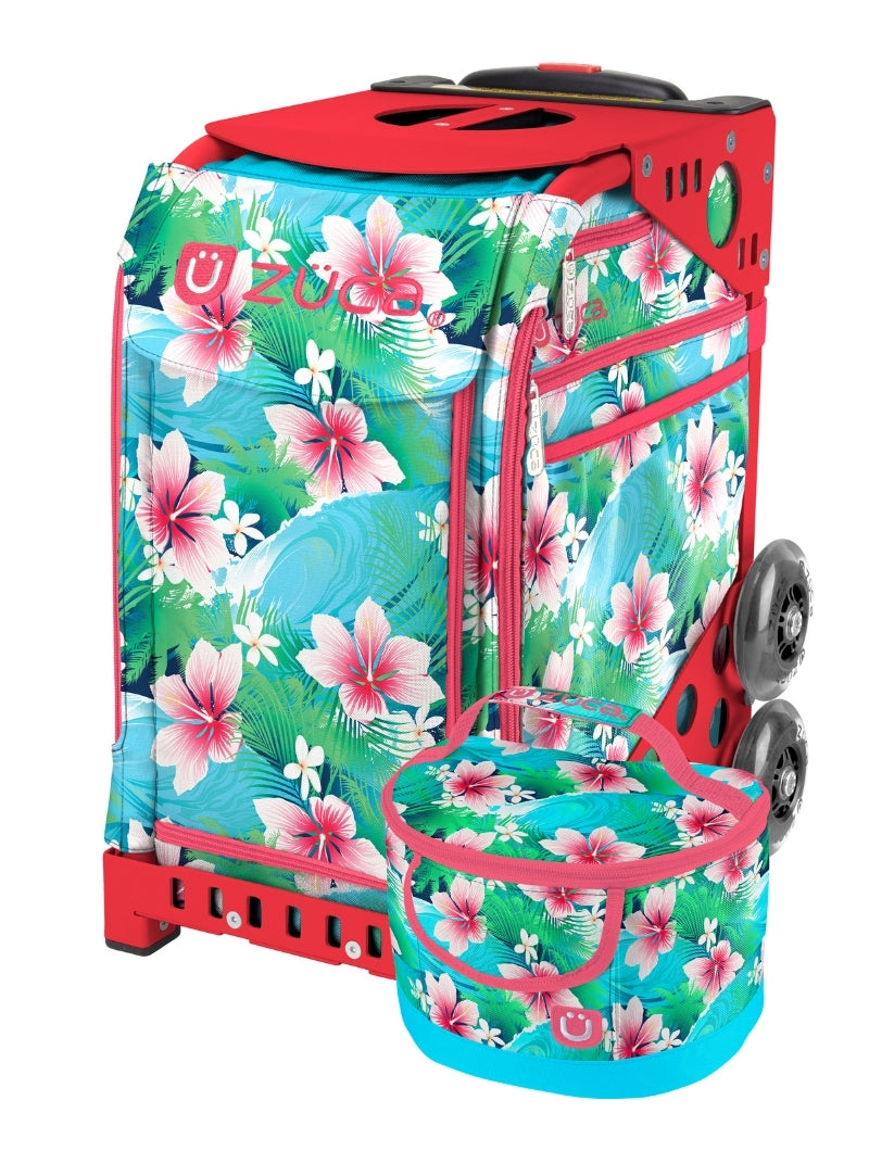 Blue Bayou Sport + Lunchbox - Red_frame_flashing_wheels