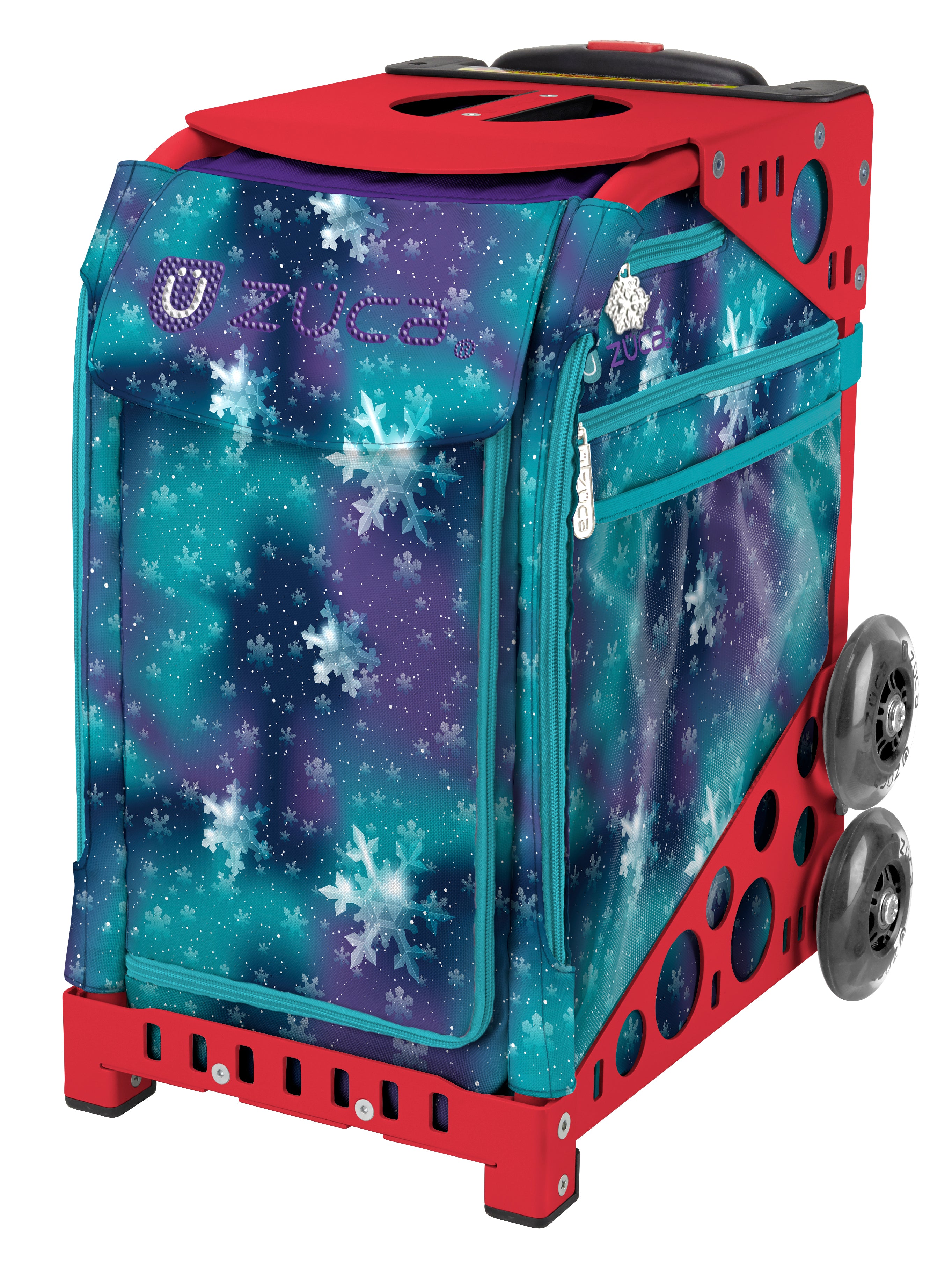 Cosmic Crystal Sport - Red_frame_flashing_wheels