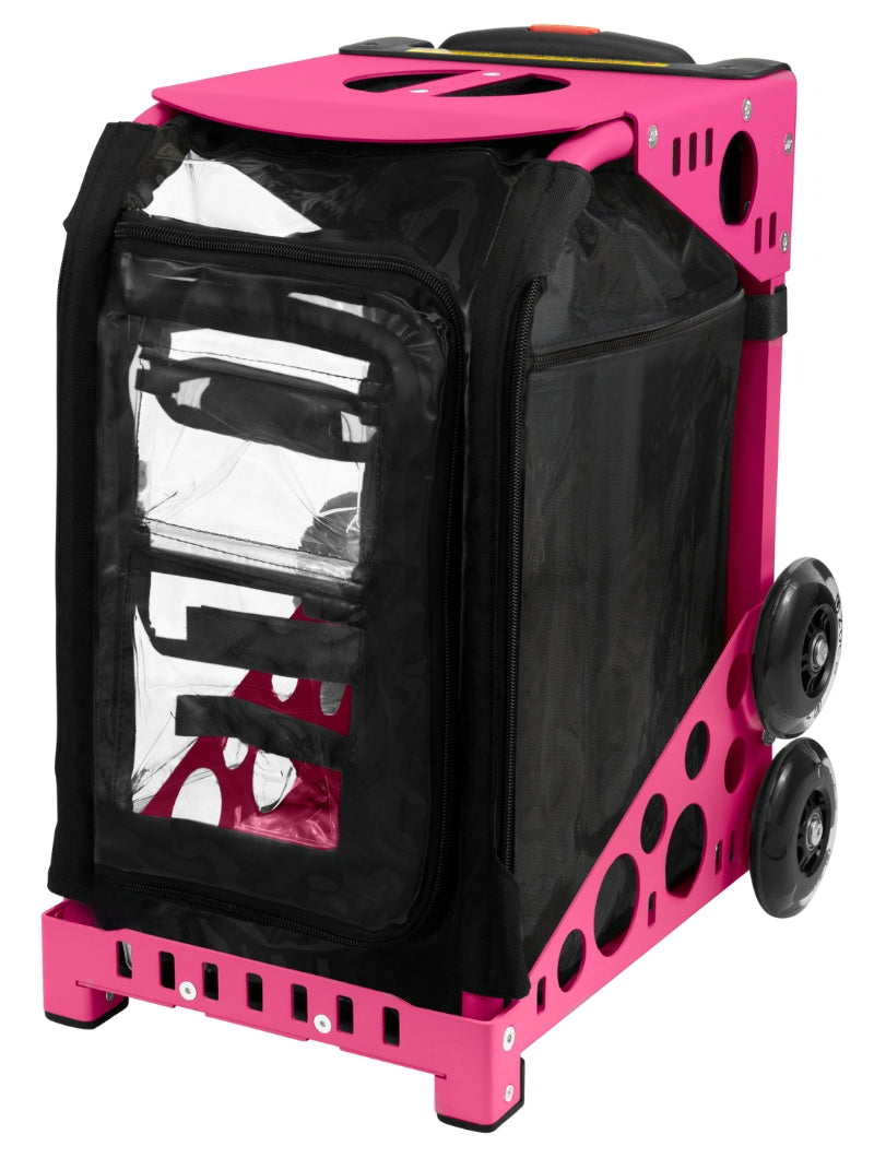 Crystal Clear Sport - Pink_frame_flashing_wheels