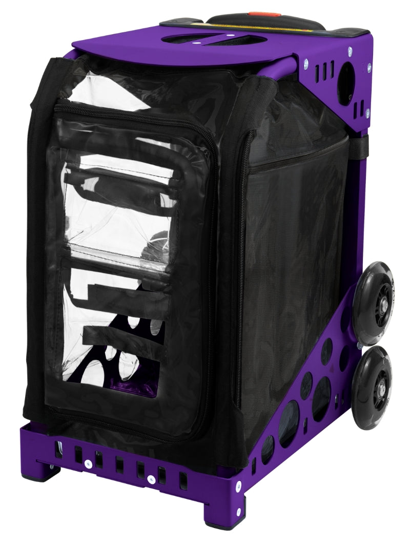 Crystal Clear Sport - Purple_frame_flashing_wheels