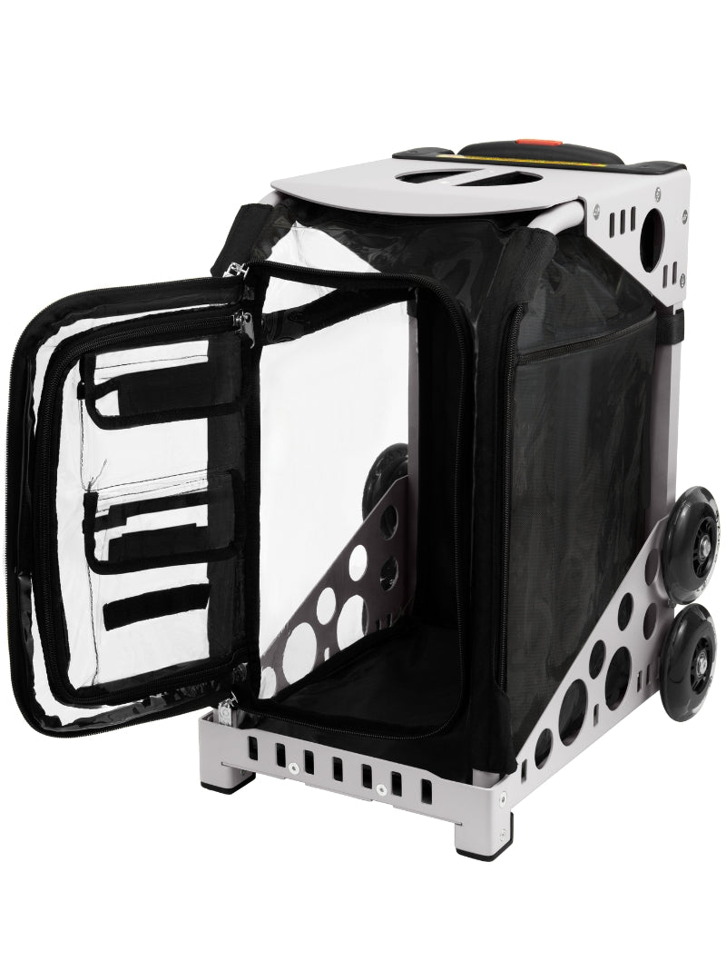Crystal Clear Sport - White_frame_flashing_wheels