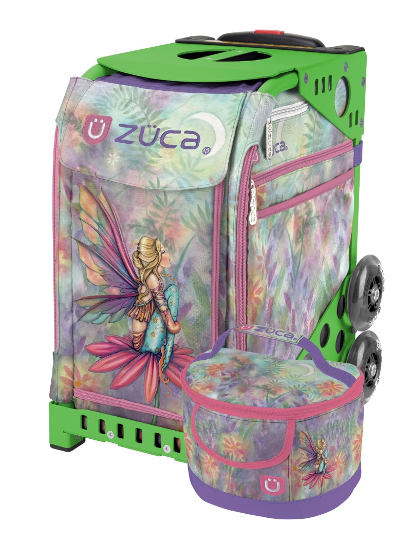Fairy Fantasy Sport + Lunchbox - Green_frame_flashing_wheels