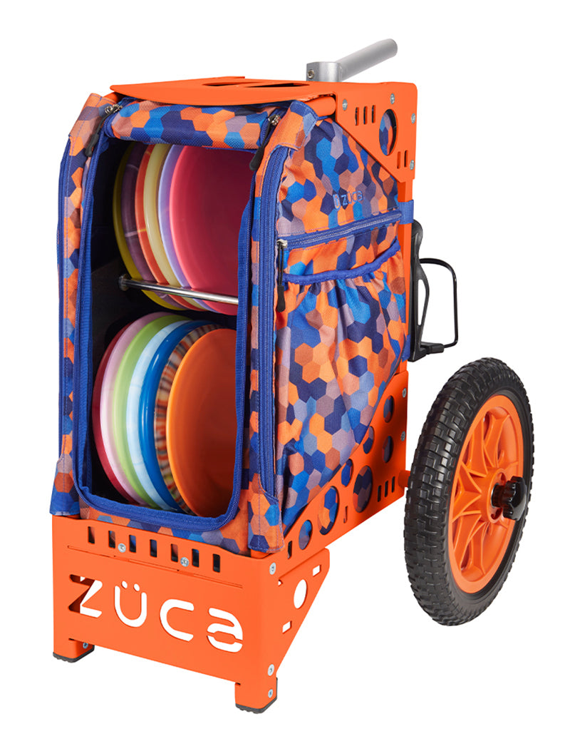 Garrett Gurthie Disc Golf Cart - orange/orange wheels