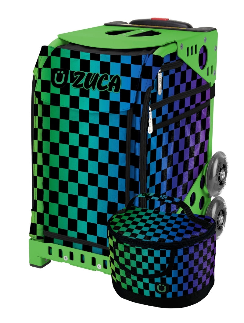 Glitch Grid Sport + Lunchbox - Green_frame_flashing_wheels