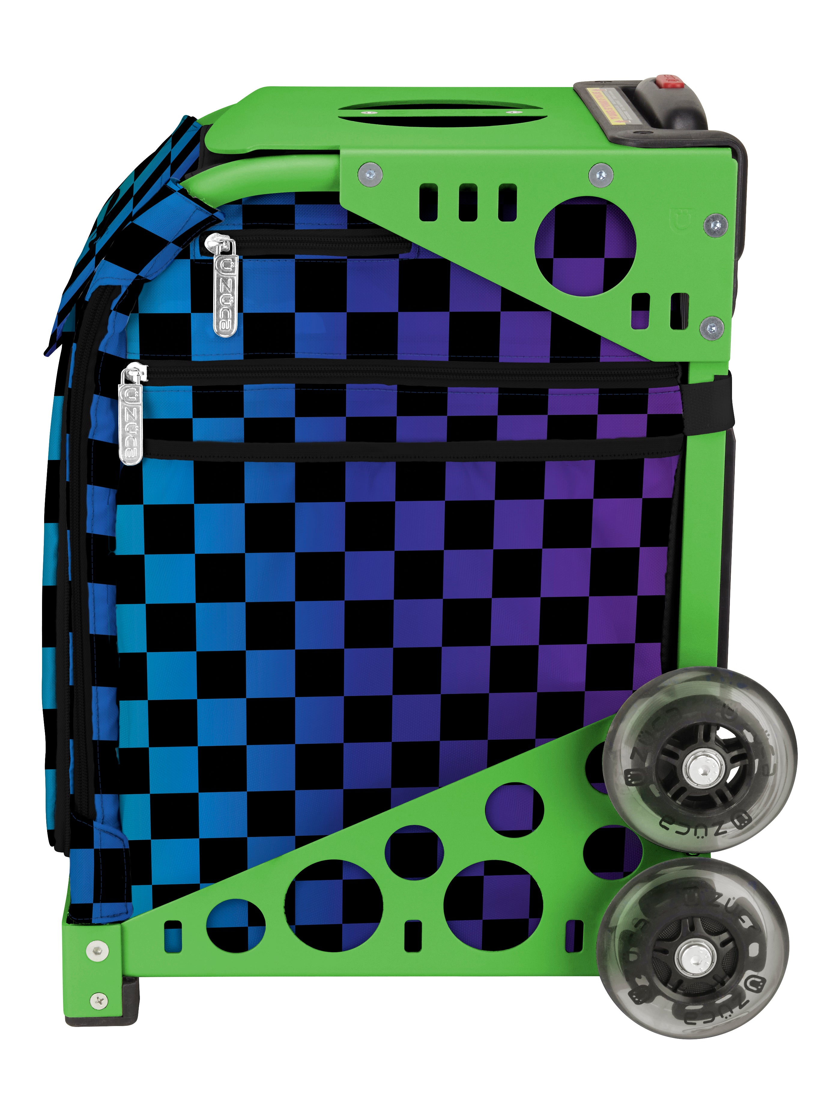 Glitch Grid Sport + Lunchbox - Green_frame_flashing_wheels