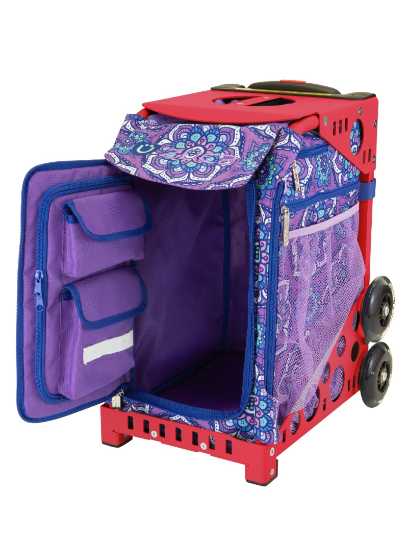Mandala Sport - Red_frame_flashing_wheels