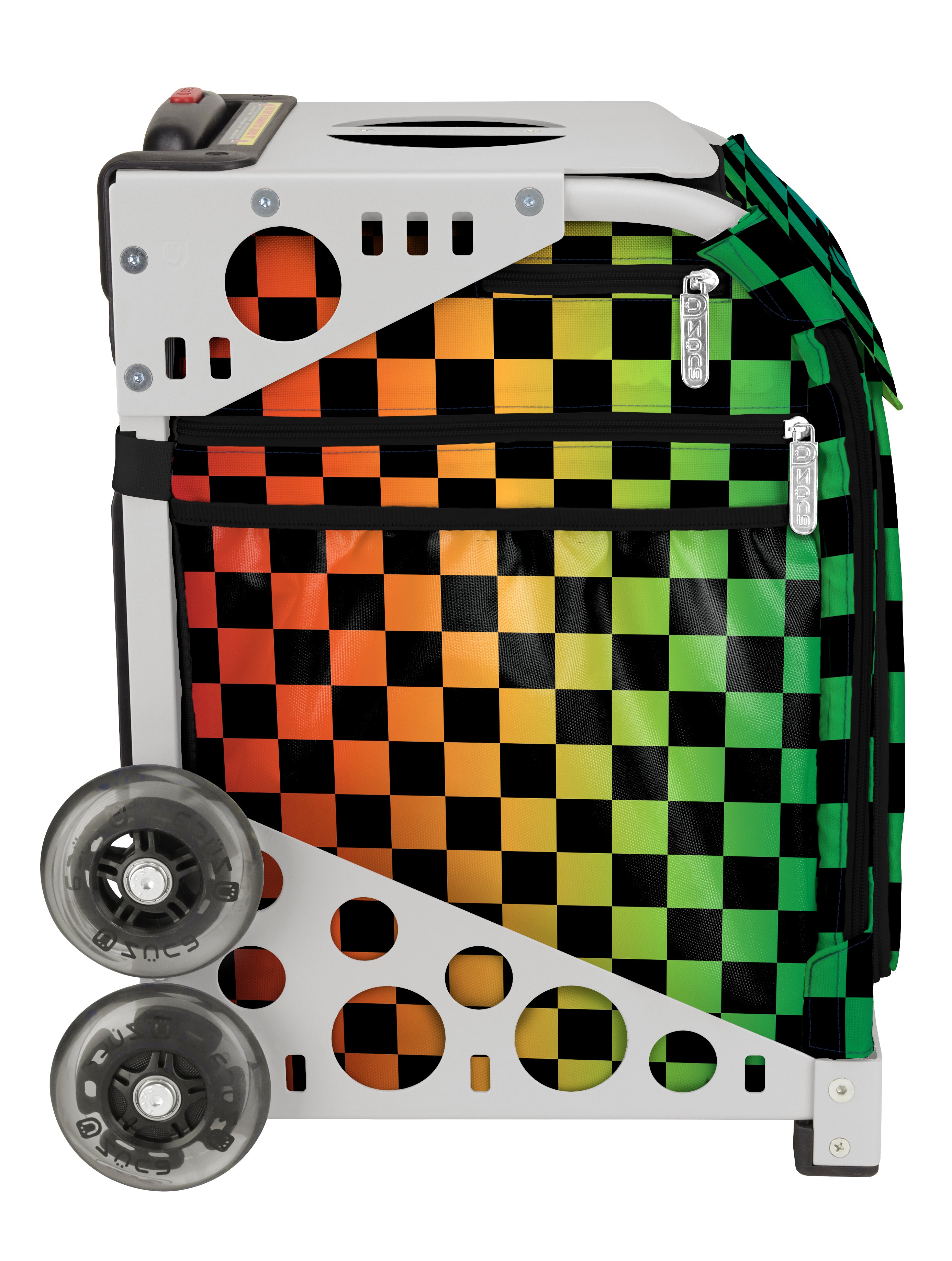 Glitch Grid Sport + Lunchbox - Gray_frame_flashing_wheels
