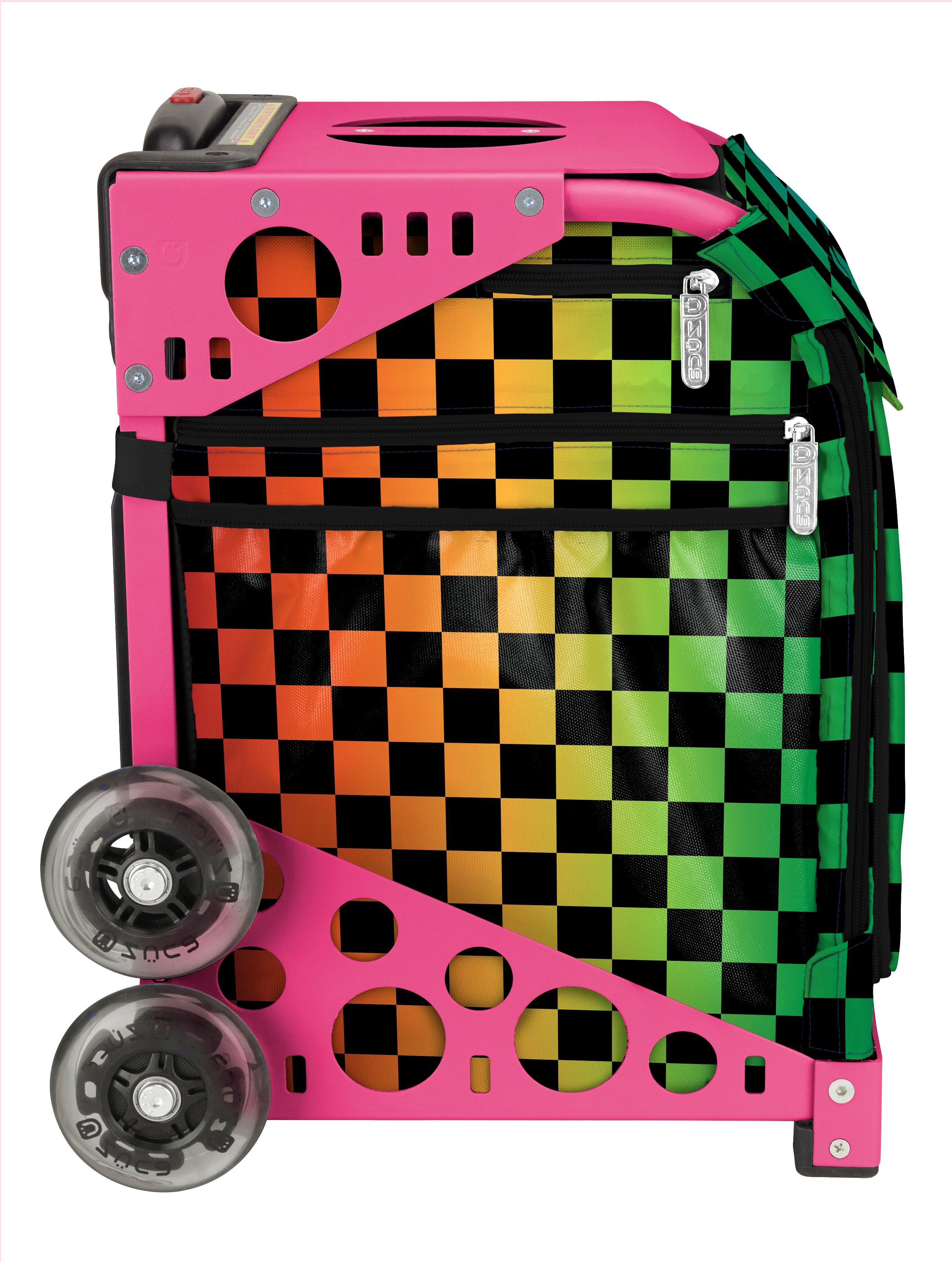 Glitch Grid Sport + Lunchbox - Pink_frame_flashing_wheels