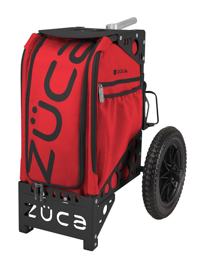 Disc Golf Cart Infrared/Black Red Bundle